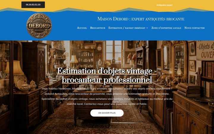 Screenshot of antiquaire-debord.fr