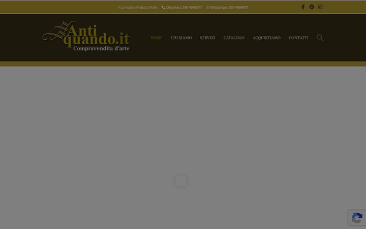 Screenshot of antiquando.it