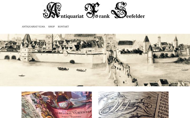 Captură de ecran a antiquariat-seefelder.de
