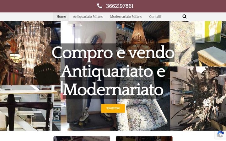 Screenshot of antiquariatomilano.com