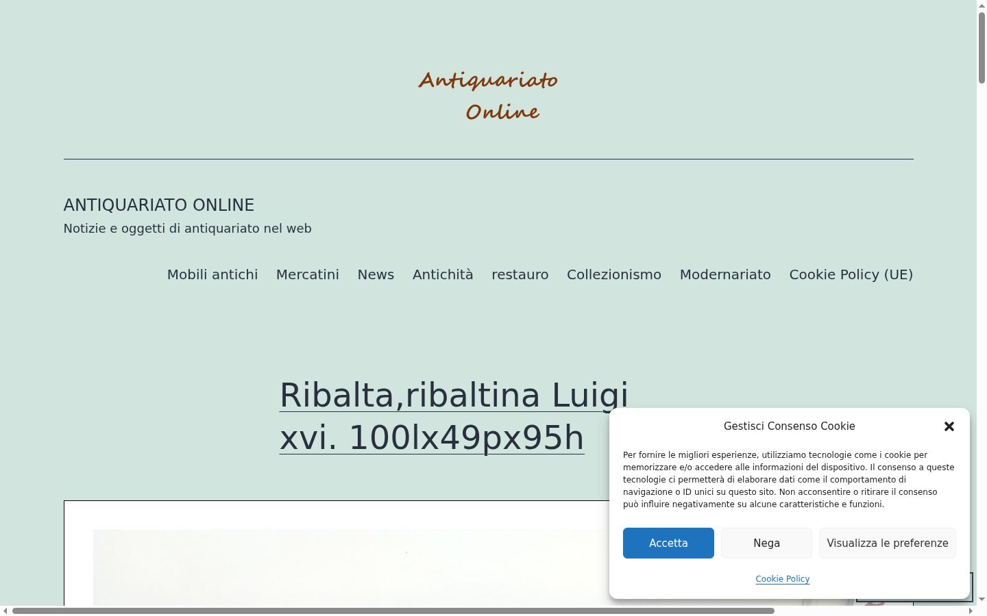 Captura de pantalla del banner de consentimiento mostrado antes de cualquier interacción