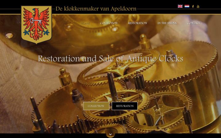 Screenshot of antique-clock-shop.com