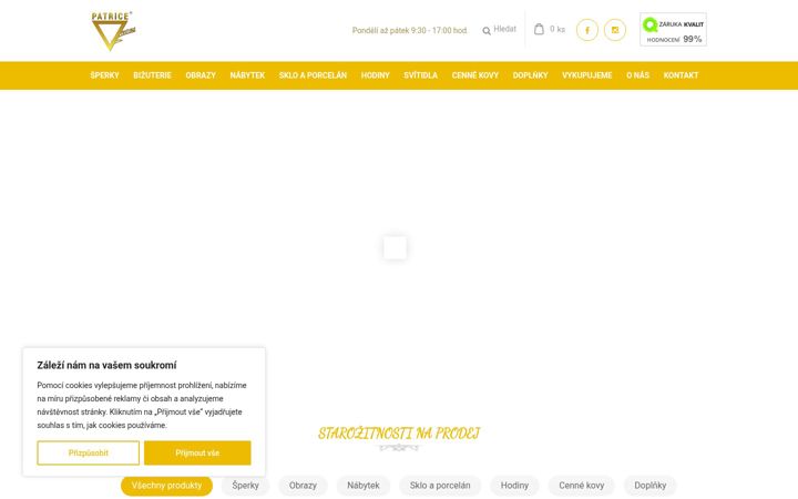 Screenshot of antique-patrice.cz