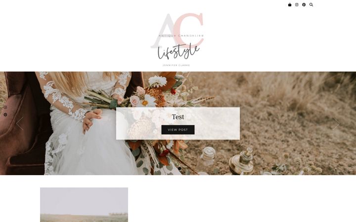 Screenshot of antiquechandelier.ca