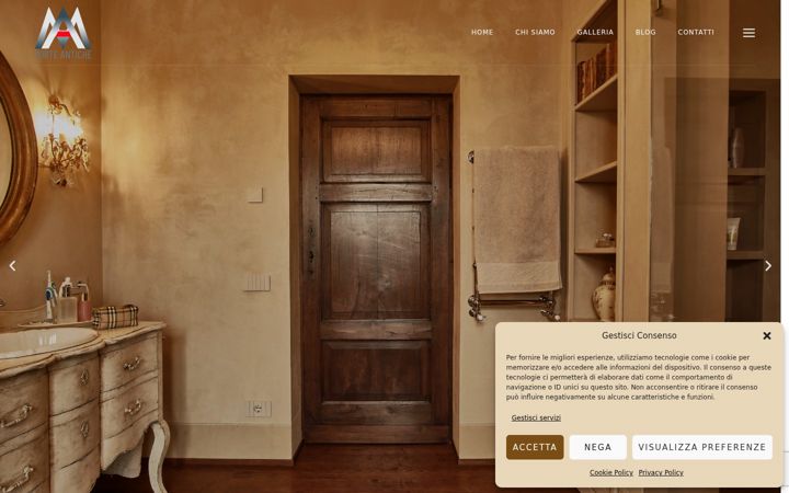 Screenshot of antiquesmoglia.com