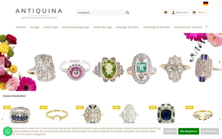 Screenshot of antiquina.de