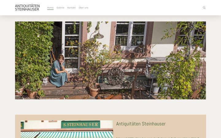 Screenshot of antiquitaeten-steinhauser.de