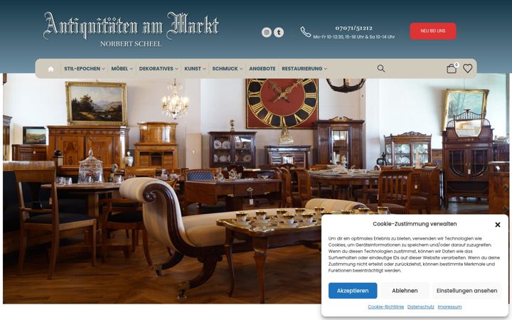 Screenshot of antiquitaeten-tuebingen.de