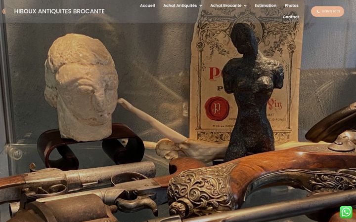 Skjermbilde av antiquite-brocante-95.fr