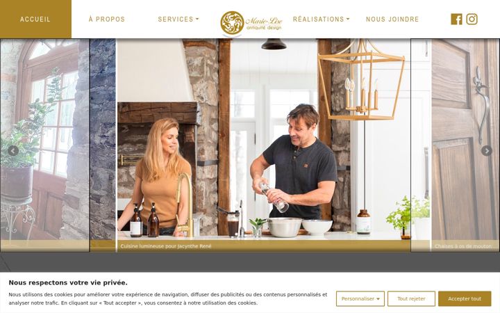 Screenshot of antiquitedesign.com