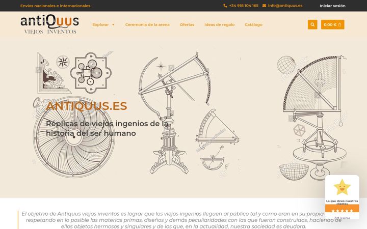 Screenshot of antiquus.es