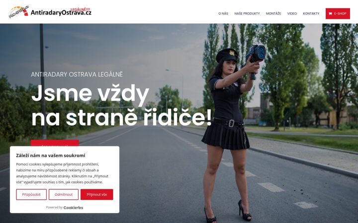 Screenshot of antiradaryostrava.cz