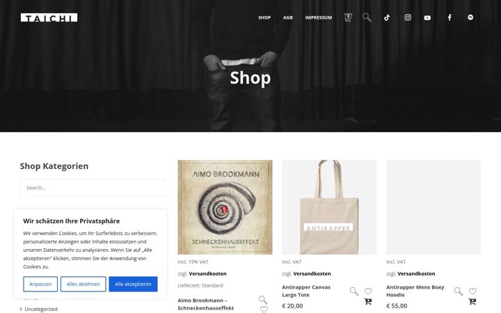 Screenshot of antirapper.de