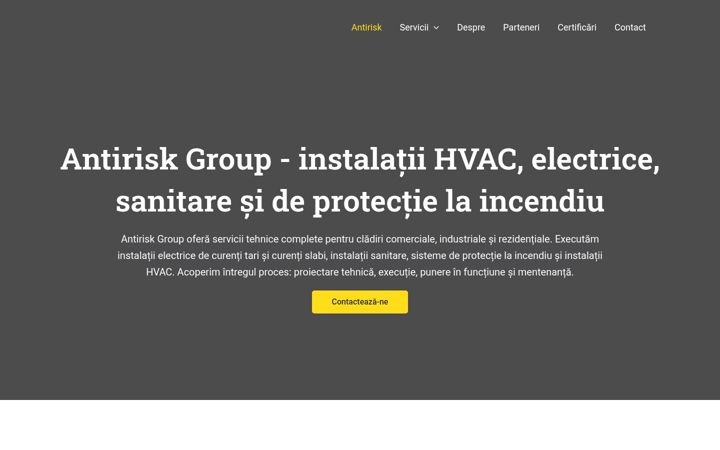 Screenshot of antirisk-facility.ro
