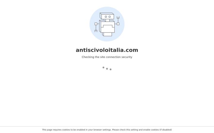 Screenshot of antiscivoloitalia.com