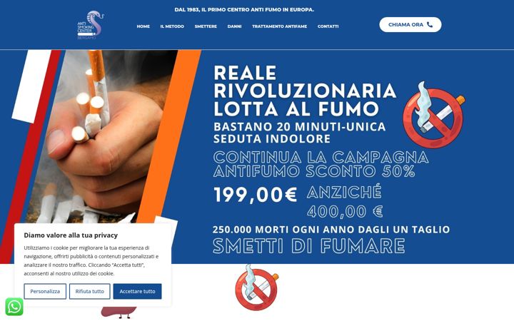 Screenshot of antismokingbergamo.it