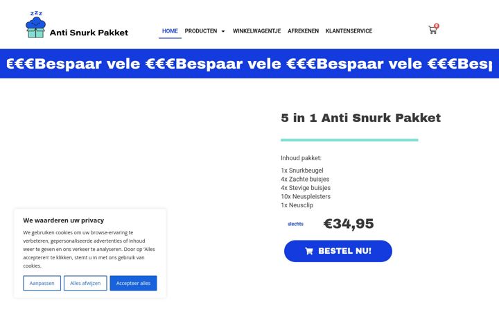 Screenshot of antisnurkpakket.nl
