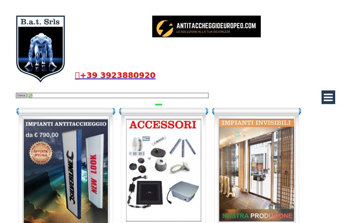 Screenshot of antitaccheggioeuropeo.com