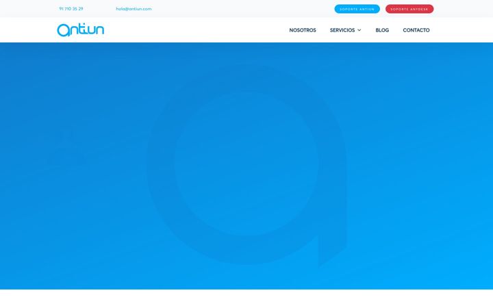Captura de pantalla de antiun.com
