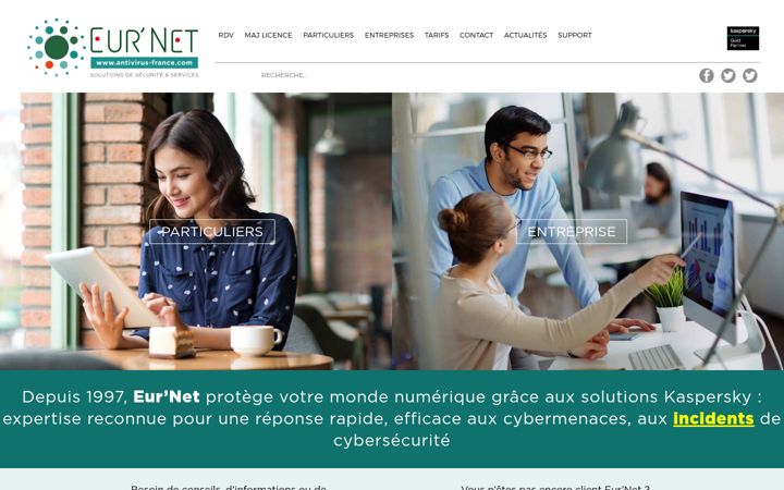 Captura de pantalla de antivirus-france.com