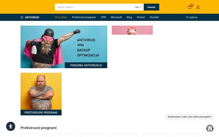 Screenshot of antivirusi.si