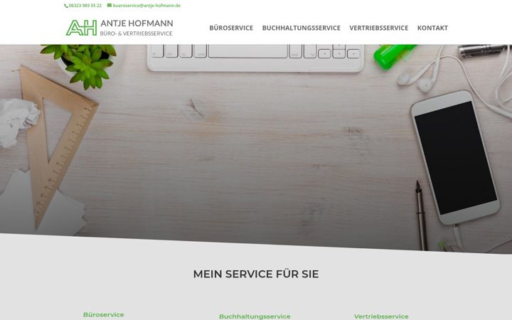 Screenshot of antje-hofmann.de