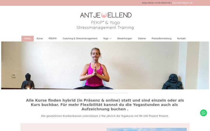 Screenshot of antjebewegt.de