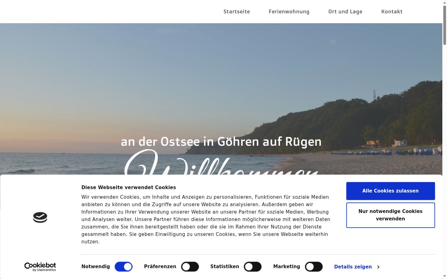 Sutikimo reklamjuostės, rodytos prieš bet kokią sąveiką, ekrano kopija