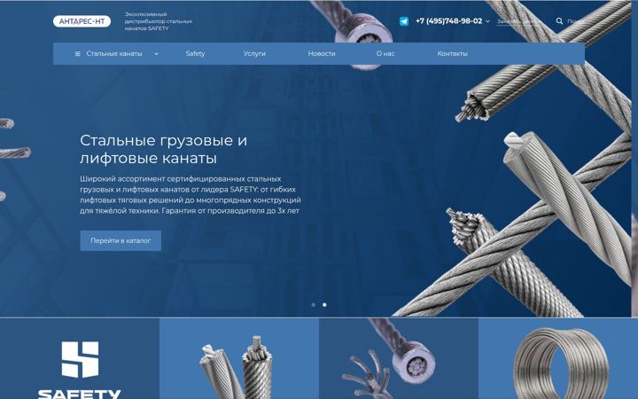 Screenshot of antkanat.ru