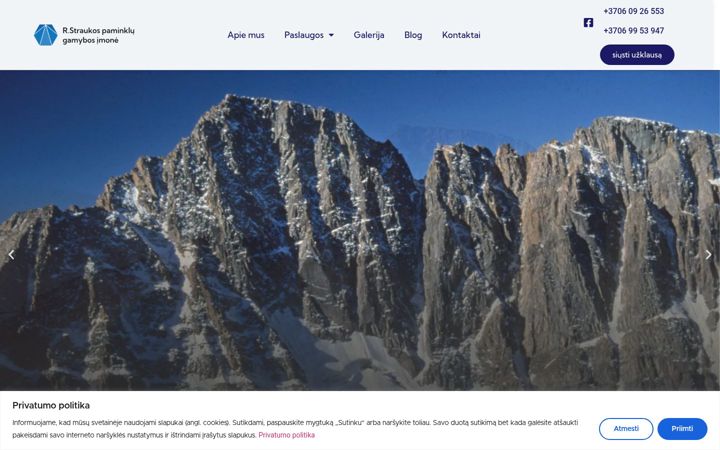 Screenshot of antkapiniaipaminklai.lt