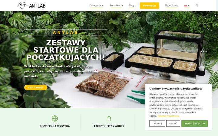 Screenshot von antlab-tik.com