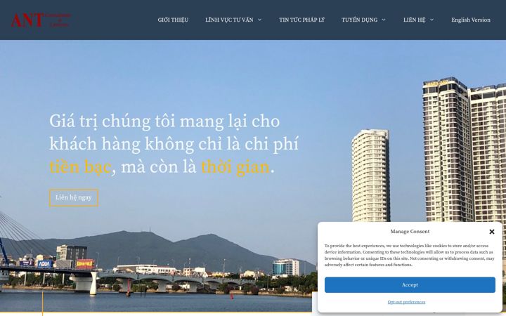 Screenshot of antlawyers.com