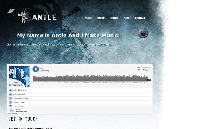 Screenshot of antle.de