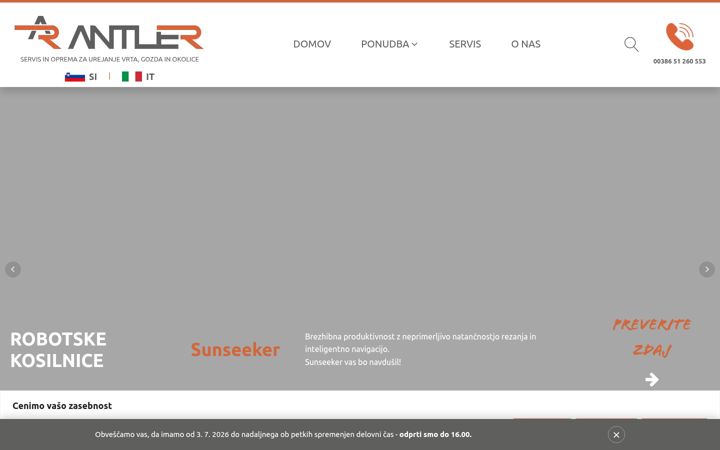 Screenshot van antler.si