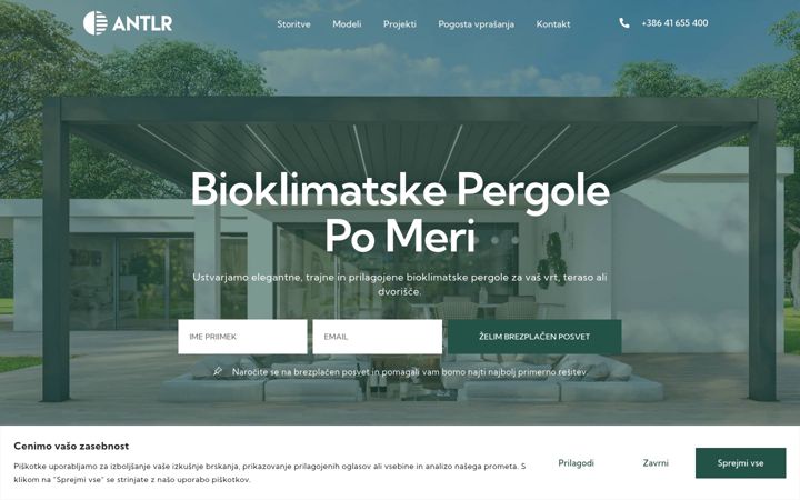 Screenshot van antlr.si