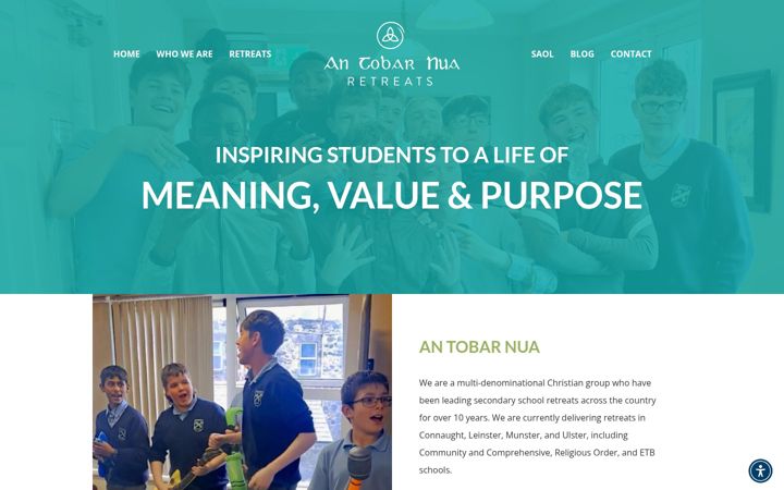 Screenshot of antobarnuaretreats.ie