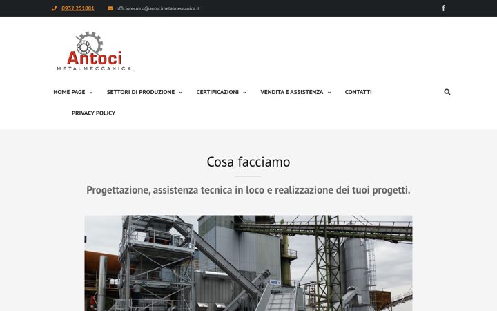 Zrzut ekranu antocimetalmeccanica.it