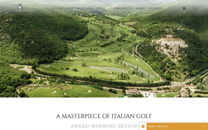 Screenshot of antognollagolf.com