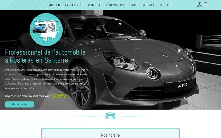 Screenshot ta' antoine-carrosserie.fr