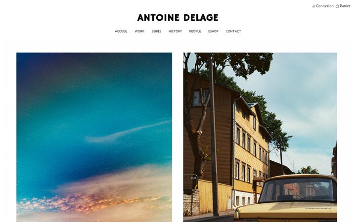 Screenshot of antoine-delage.com