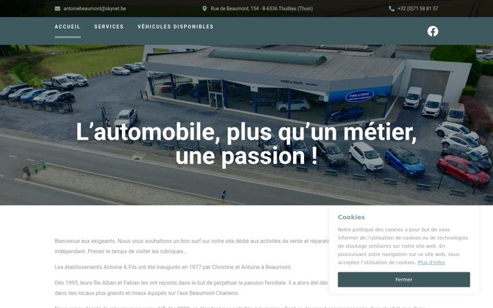 Screenshot of antoinebeaumont.com