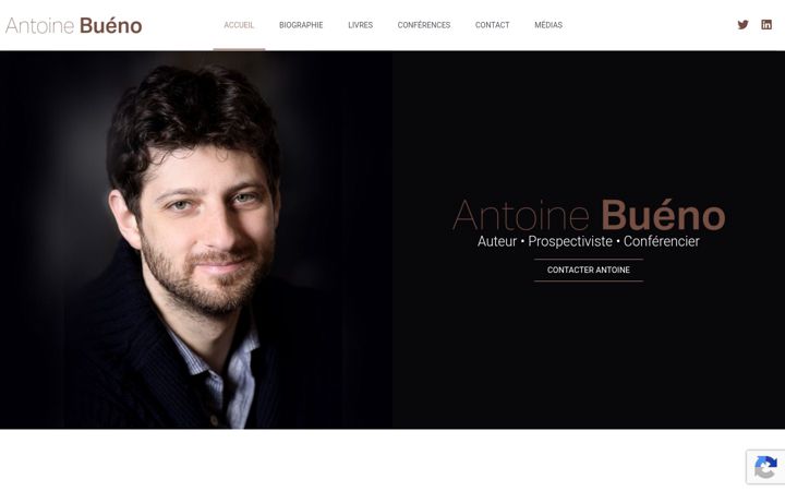 Captură de ecran a antoinebueno.fr