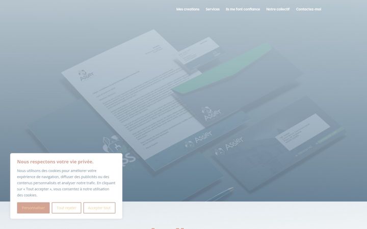 Screenshot of antoinedeville.com