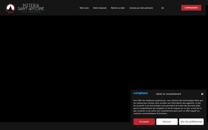 Screenshot of antoinepizza.com