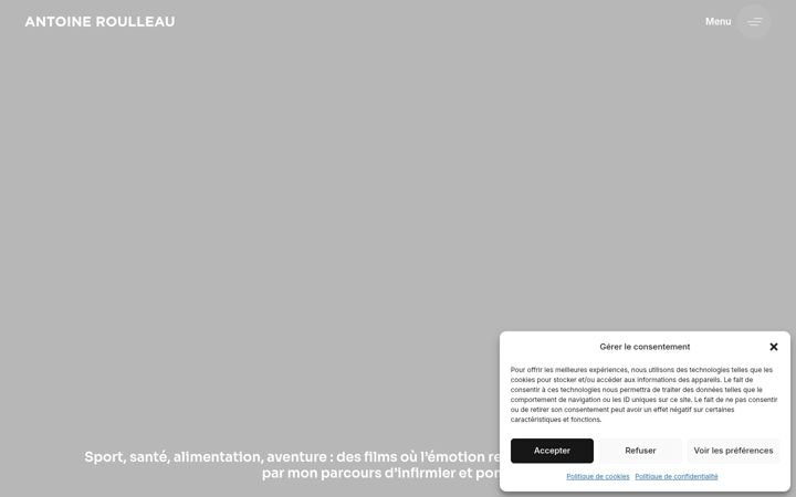 Screenshot of antoineroulleau.com