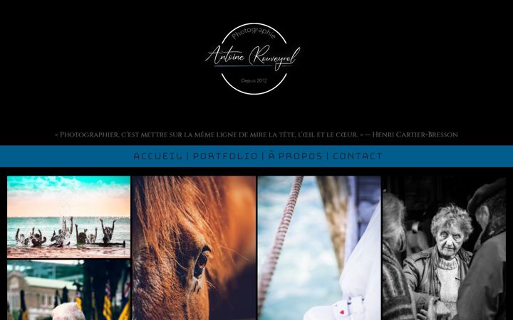 Screenshot of antoinerouveyrol.fr