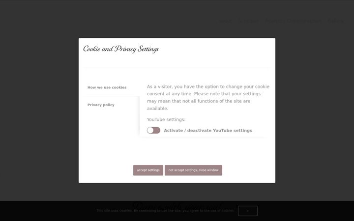 Screenshot of antoinettedance.com