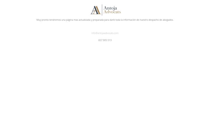 Posnetek zaslona antojaadvocats.com