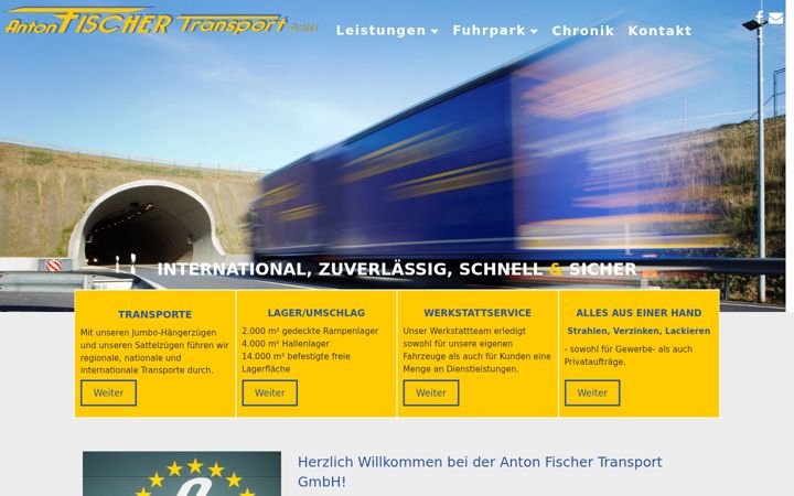 Posnetek zaslona anton-fischer-transporte.de