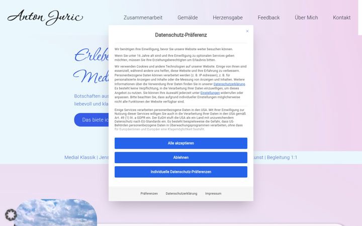 Screenshot of anton-juric.de